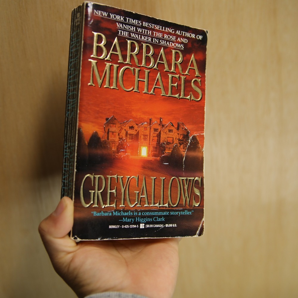 Greygallows Barbara Michaels Vintage Paperback Gothic Romance Mystery Novel